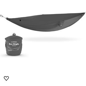 Kammok Roo SINGLE  Hammock - Granite Gray NWT